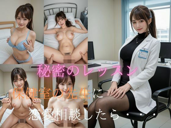 【漫画フル】d_674402 | 秘密のレッスン  保健室の先生に恋愛相談したら・・・ | ペロペロ図鑑【動画・アニメーション】