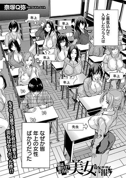 【漫画フル】b104atint02511 | 男は僕だけ！？全方位美女警報！！〈第1話〉 （奈塚Q弥） | 奈塚Q弥 MUJIN編集部(ハーレム)
